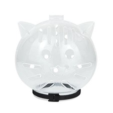 Cat Space Hood Bite Scratch Prevention Transparent Muzzle Grooming W/ Paw Cover