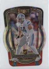 2022 Panini Select Club Level Black & Red Prizm Die-Cut Malcolm Rodriguez 0h28