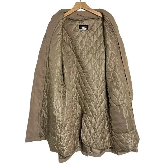 Chaqueta gabardina Executive Impulse beige para hombre Foto 4 de 4