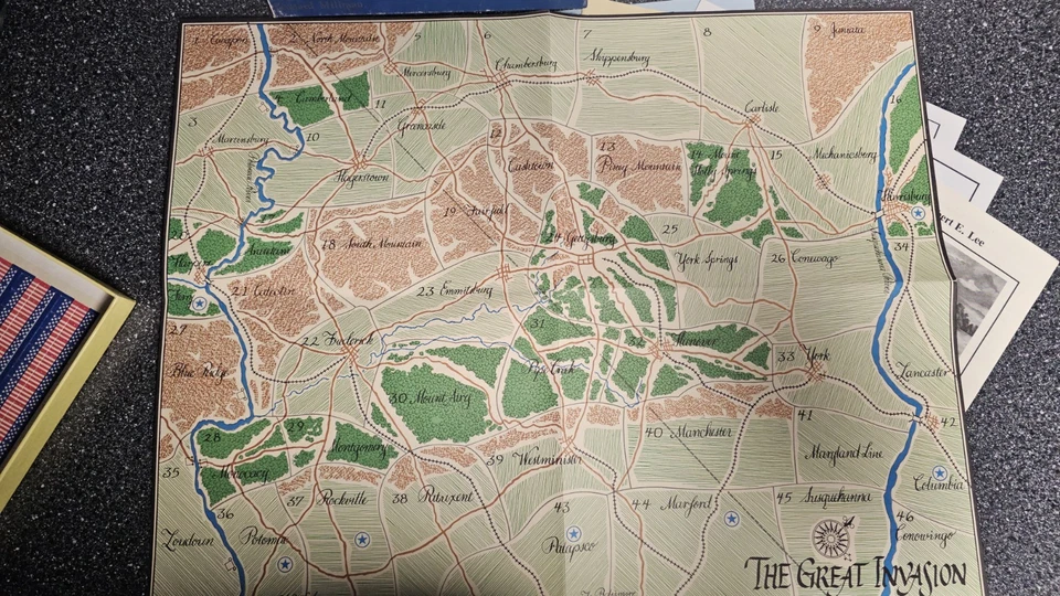 A Clash of Arms The Great Invasion - The Gettysburg Campaign Board Game - Image 2 of 4