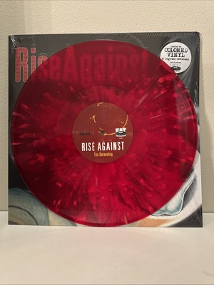 Rise Against The Unraveling Red White Splatter Colored 12'' LP Fat Wreck Chords