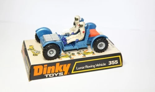 Dinky 355 Lunar Roving Vehicle On Original Box Plinth - Excellent Vintage