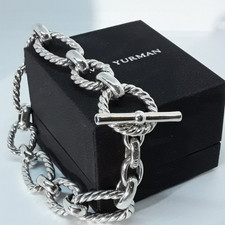 Previously owned David Yurman Link Toggle Bra...