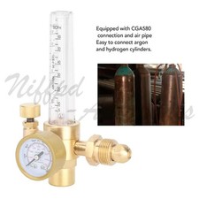Mig Tig Flow Meter Regulator Argon CO2 Gas Welder Welding Weld Regulator Gauge