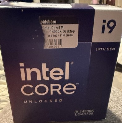 Intel Core i9 i9-14900K Up To 6 GHz CPU 24-Core Open Box
