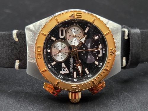Technomarine Mens Watch Quartz 'Cruise' Chronograph WR200M 38mm Gold Plated FWO - Picture 23 of 23