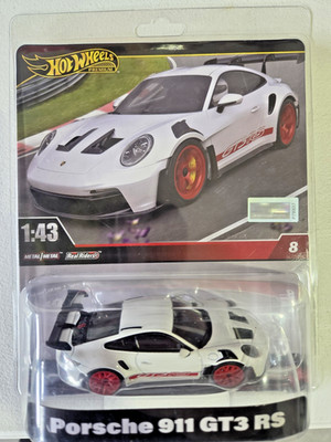 Hot Wheels Porsche 911 GT3 RS Premium 1:43 1/43 Real Riders Sealed w/Protector