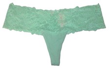 New Victoria's Secret PINK Panties Lace Trim Vintage Size Large