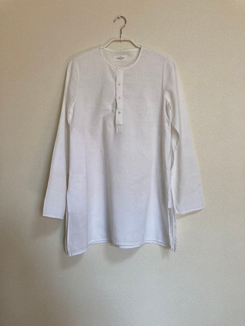 dosa Cotton Khadi Shirt White Size S Long Sleeve