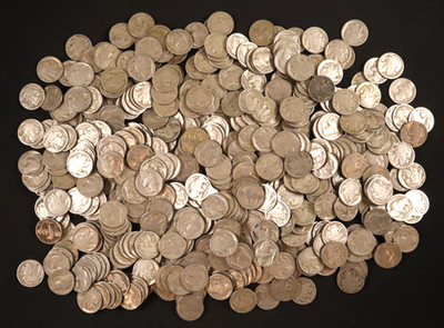 500-Buffalo Nickels - Nat D & S Mints - N/D, Super Weak & Some Partials-Lot #3NN