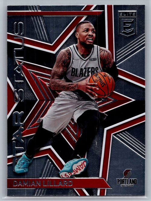 2021-22 Elite Star Status #13 Damian Lillard NM