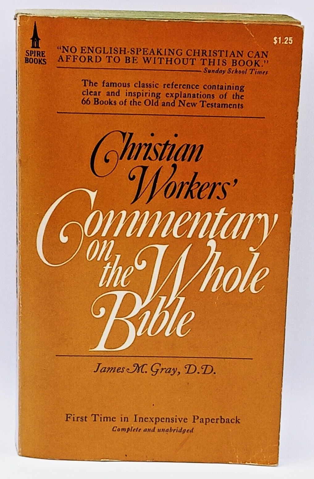 Christian Workers' Commentary on the Whole Bible - J M Gray (1973) Vintage PB