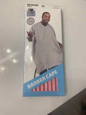 Barber Cape Red and White BUY ONE GET ONE FREE