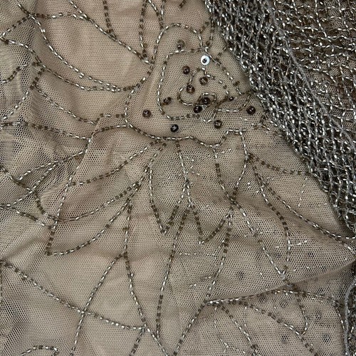 NWT LAUREN RALPH LAUREN BLACK LABEL Beaded Tulle Embellished Sleeveless Top XL - Picture 11 of 17
