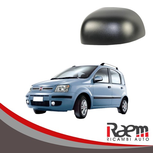 COPPIA Calotte Nere Specchio Retrovisore Adatte a Fiat Panda 169 - 312 dal 2009 - Foto 5 di 9