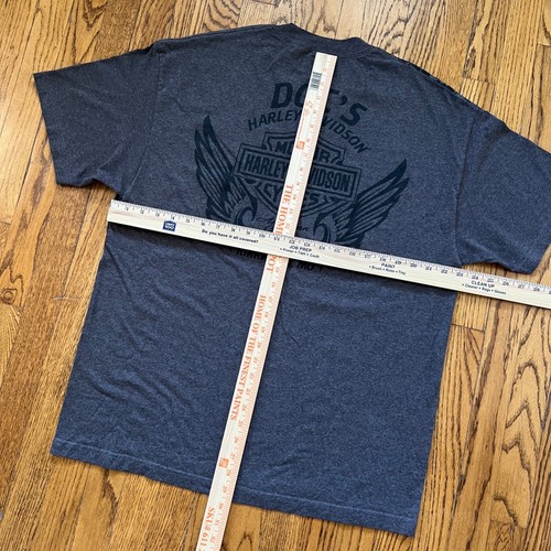 Camisa De Colección Harley Davidson Motocicletas Hombres XL Extra Grande Negra Lengua Águila AOP - Imagen 6 de 9