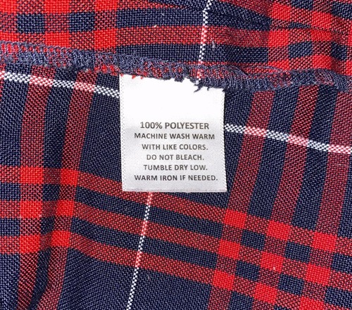 PARKER UNIFORM Girls Sz 10 Red & Blue Plaid Pleated Jumper Dress Private School - Picture 6 of 7
