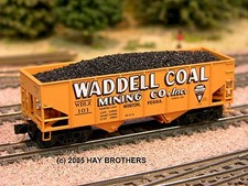 Hay Brothers 3 COAL LOAD - Fits Micro-Trains 33' Twin-Bay Hopper Cars
