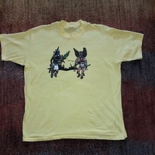 Vintage 80 s Native American Warrior T Shirt Medium Single Stitch USA READ