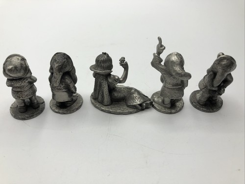 Fine Pewter Snow White and Dwarves (Set of 5) - Picture 2 of 4