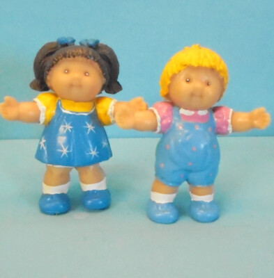 CABBAGE PATCH KIDS Mini Serie 5 BLAU = 2 Figuren zusammen Puppen