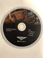 2004 2005 2006 BENTLEY CONTINENTAL GT COUPE  NAVIGATION CD COVERS CA NV HI OEM🟠