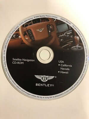 2004 2005 2006 BENTLEY CONTINENTAL GT COUPE  NAVIGATION CD COVERS CA NV HI OEM 