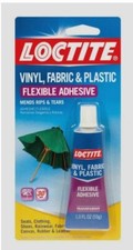 LOCTITE Vinyl Fabric Plastic Flexible Clear Adhesive Leather Canvas Glue 1oz 