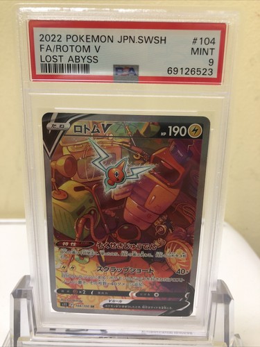 2022 Pokemon Rotom V Lost Abyss 104/100 Alternate Art PSA 9 MINT Graded Card 81