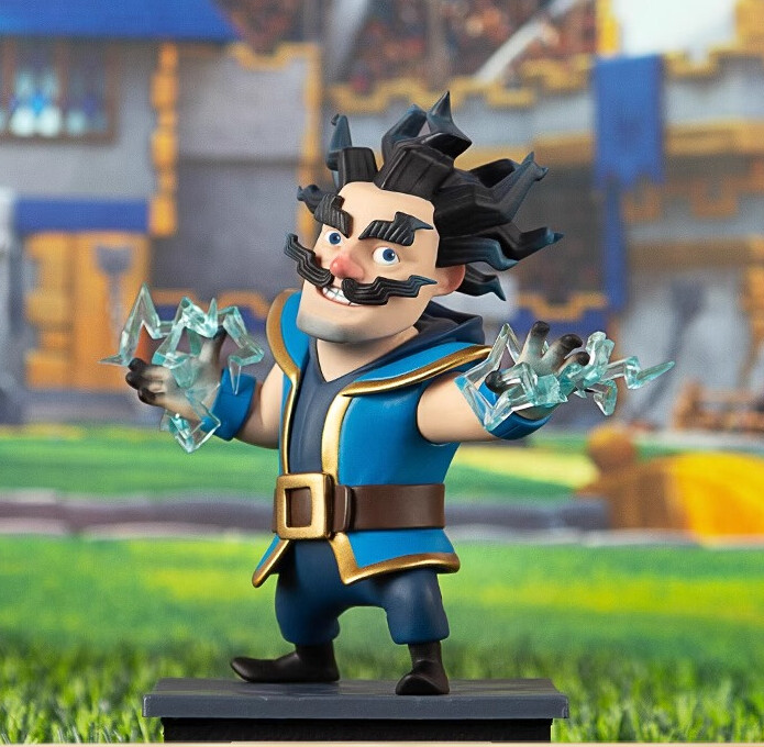 NEW COC Clash of Clans Electro Wizard Figure Official Version 12cm