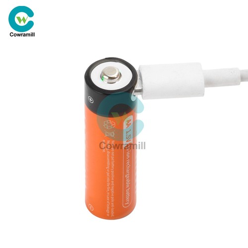 AAA or AA Battery Rechargeable USB Type-C Li-Ion 1.5V 1100mWh 3400mWh 4255mWh - Picture 16 of 29