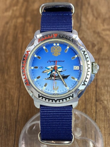Orologio uomo Vostok Admiralskiye meccanico 17j vintage epoca sovietica - Foto 9 di 23