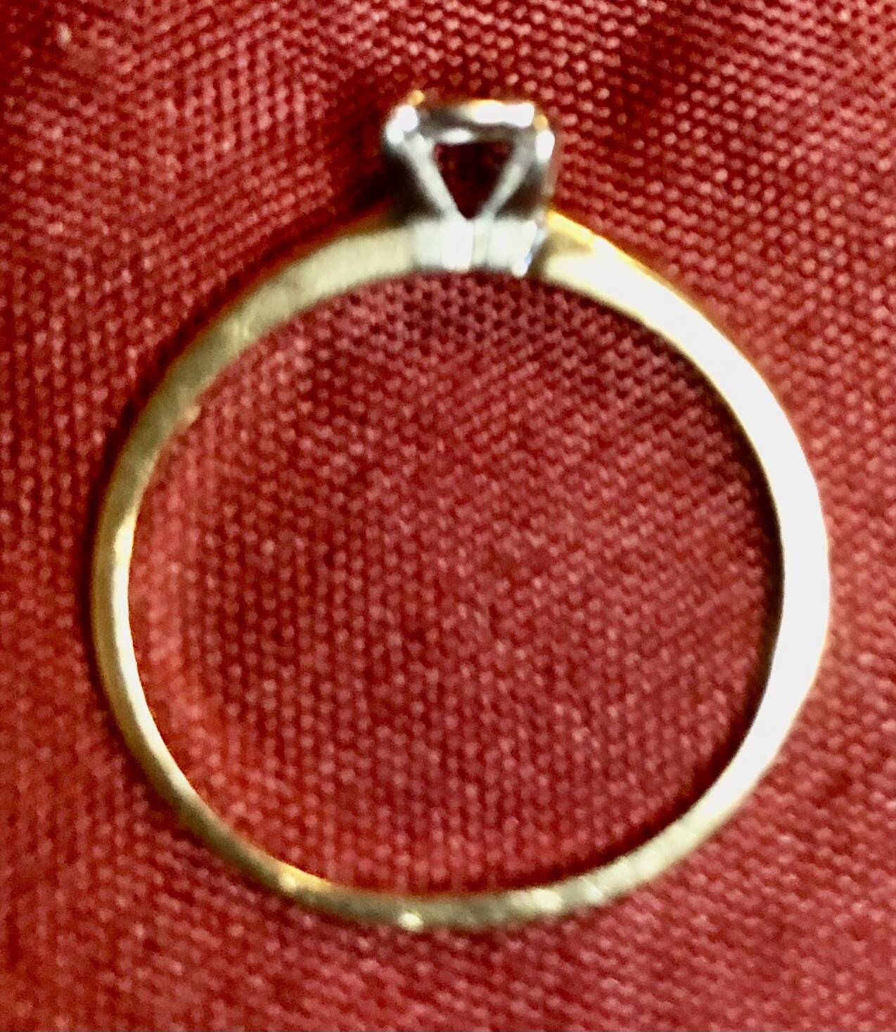 Vintage “Exquisite” Gold Ring With Missing Gemsto… - image 1