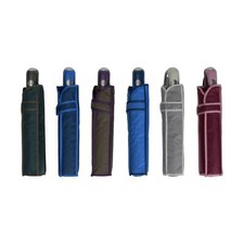 Pocket Umbrella Waterproof Umbrellas Fibreglass Frame 100cm Multiple Colours