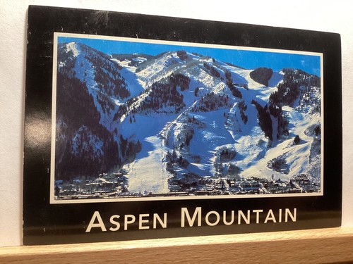 Aspen Mountain and the Town of Aspen: Aspen, CO - Vintage Postcard - 第 1/3 張圖片