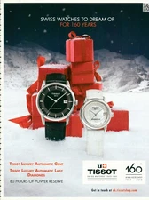 TISSOT Watch Magazine Print Ad jewelry accessory POWERMATIC 80  1 Pg VTG 2013