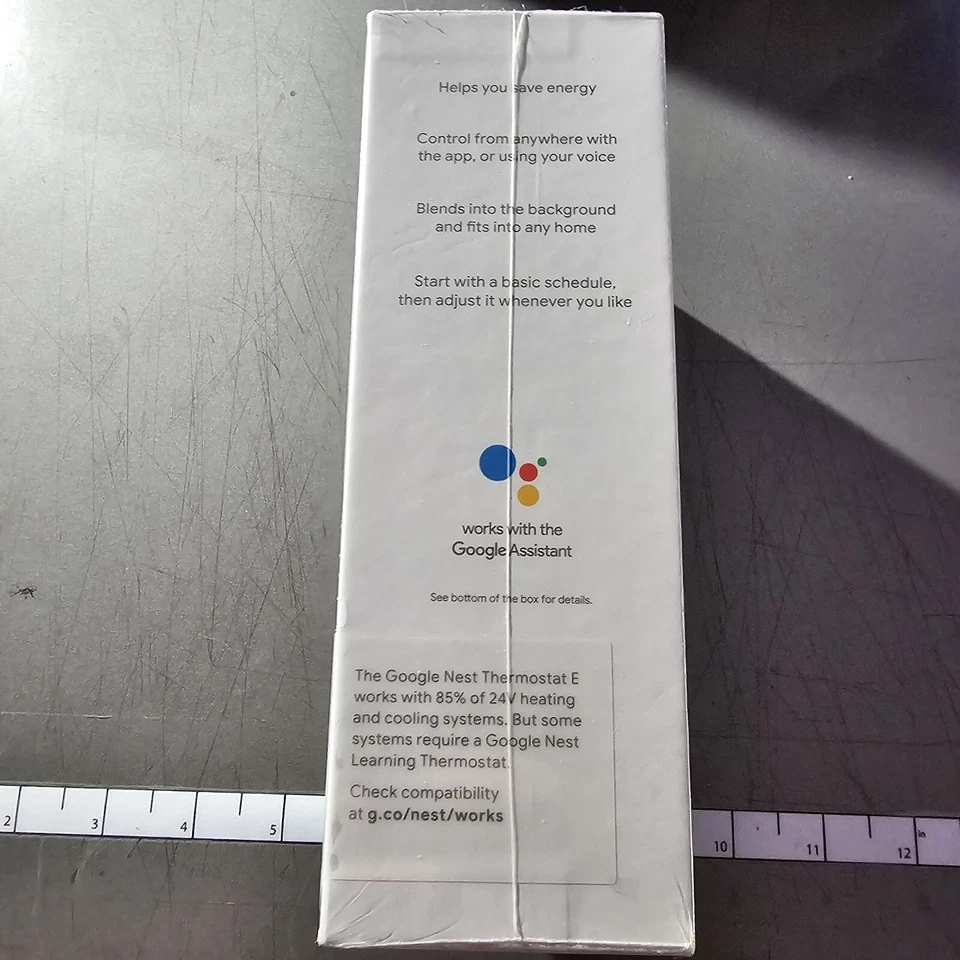 Smart Thermostat Nest T4000ES White - FACTORY SEALED NIB - Image 3 of 4