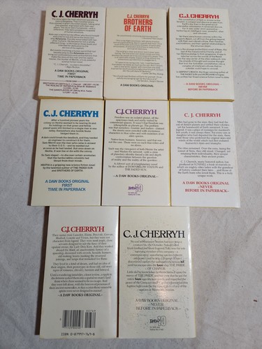 8x DAW Yellow Spine - All 1st Printings G/VG CJ Cherryh - Bild 2 von 6