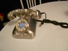 GRAND PHONE SILVER BRUSH METAL VERY GOOD