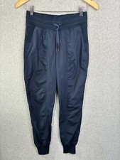 Lululemon Dance Studio Mid-Rise Jogger Women 4 Navy Blue Full Length Gym Workout