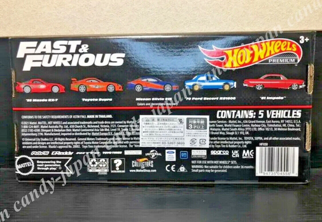 Mattel Hot Wheels Wild Speed Premium Box HFX59 Fast & Furious The Racer's  Edge