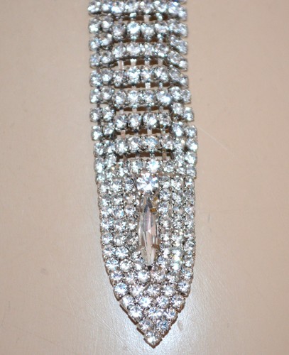 Collana donna girocollo serpente collier semi rigido strass cristalli neri UX39 - Foto 7 di 7