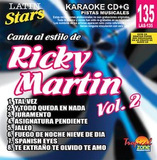 Karaoke Latin Stars 135 Ricky Martin Vol.2