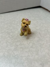 Barbie Dog Pet Puppy Terrier with Pink Heart Collar 1.5" A1