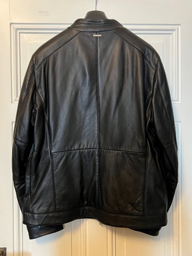 HUGO BOSS Lederjacke REGULAR-FIT Lammleder warm elegant original top Zustand - Bild 2 von 7