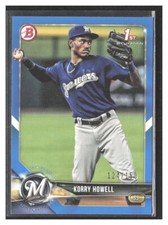 2018 Bowman Draft #BD-61 Korry Howell