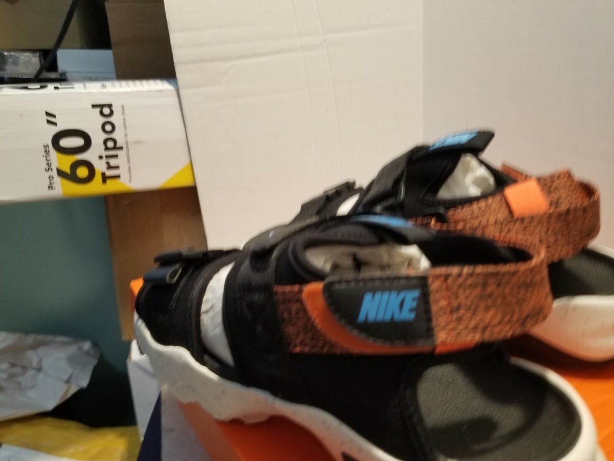 NIKE CANYON SANDAL BLACK TURF ORANGE CW9704-007 SIZE 14 | eBay