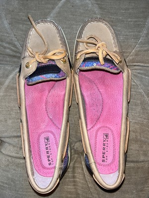Sperry Topsider ladies shoes size 6M leather upper shoes