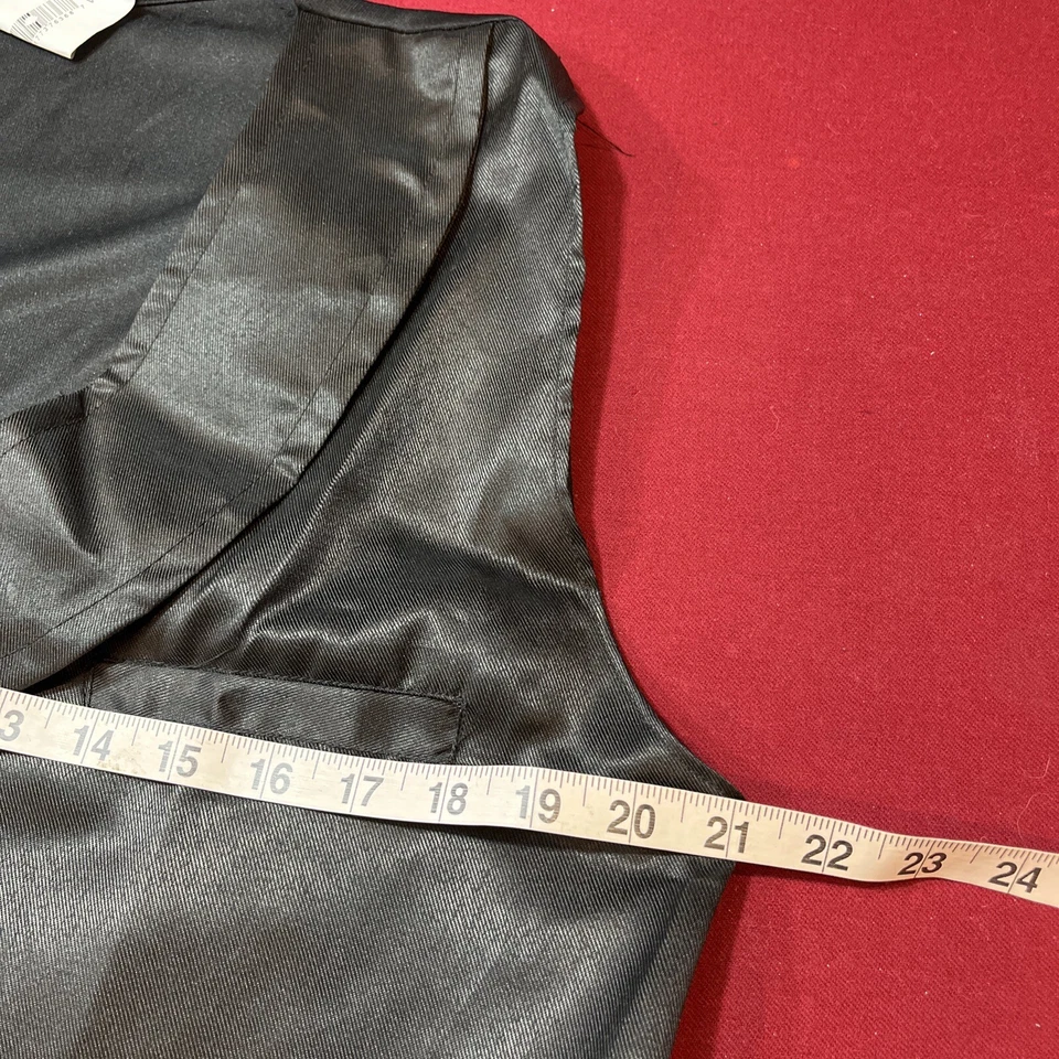 "CHALECO Steampunk NEGRO Disfraz de Vampiro Victoriano Occidental, Se Ajusta Hasta 42""" Foto 3 de 4