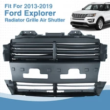 Radiator Air Shutter Control Assembly For 2013-2019 Ford Explorer Black